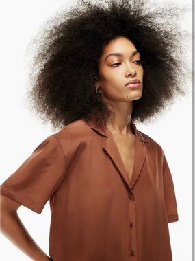 ARITZIA BABATON Access Silk Blouse (Sz XS)